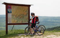 Radfahren Kroatien - Hinweistafel