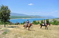 Ausritt an der Küste