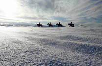Winterlandschaft, Ausritt