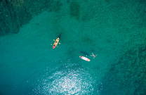 Luftaufnahme SUP Kap Kamenjak