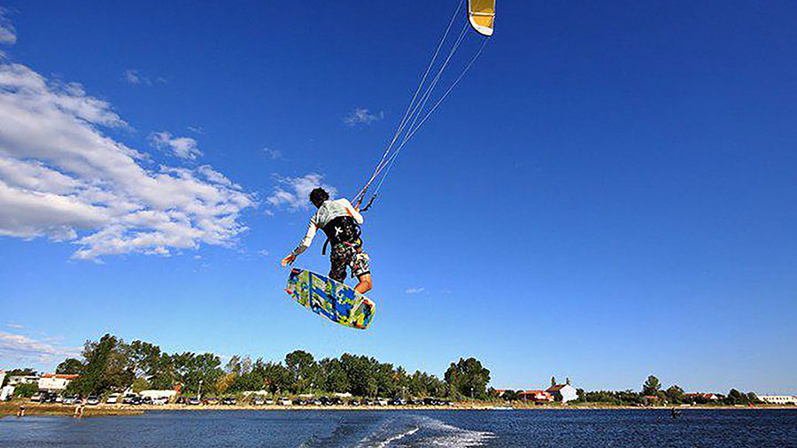 Kiteboarding Croatia -  Nin, Dalmatien, Kroatien