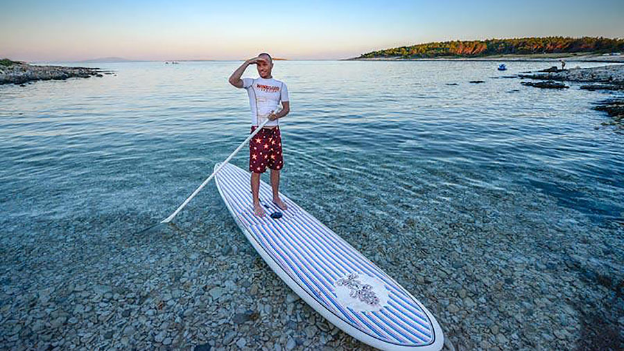 Windsurfstation - Kap Kamenjak, Premantura, Istrien, Kroatien