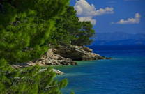 Wandern Brela Buchten