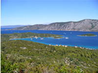 Wanderwege auf der Insel Korcula