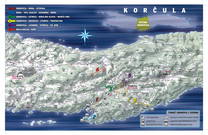 Wanderkarte Smokvica - Brna