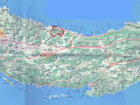 Karte Wanderweg Sudbinska luka - Korcula