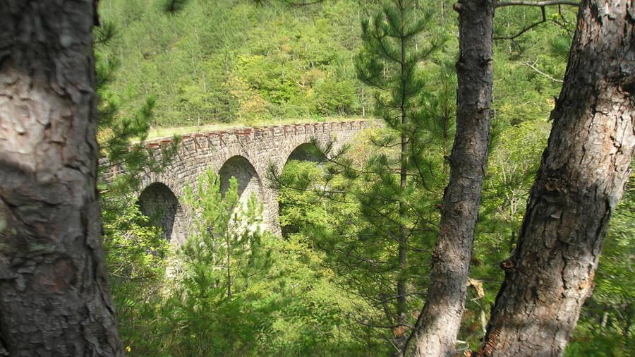 Alte Brücke - Wanderweg Parenzana