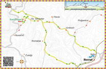 Wanderkarte - Wanderweg Sv. Sylvester