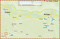 Wanderkarte - Wanderweg Staza Suhozida