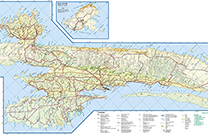 Wanderkarte Insel Rab