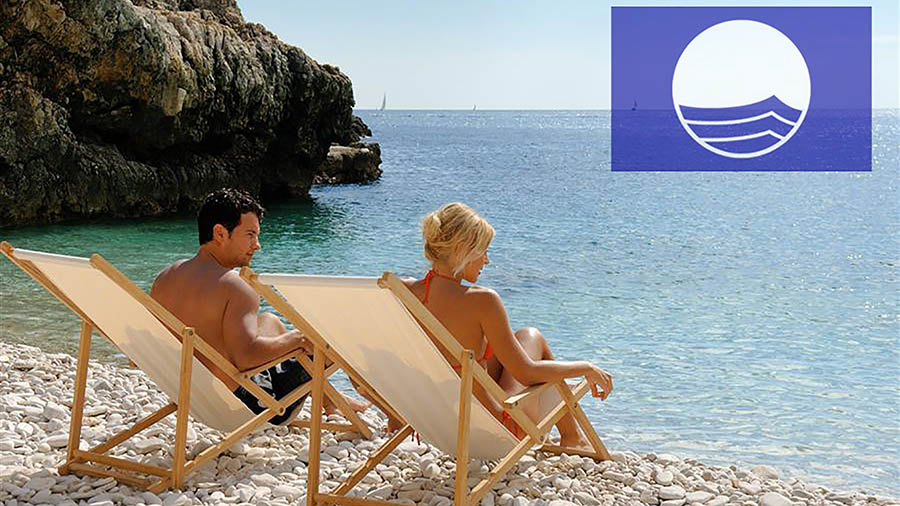 Kroatien - Strände, Blaue Flagge