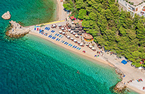 Luftaufnahme Ikovac Strand