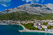 Panorama Strand Nikolina, Baska Voda, Biokovo