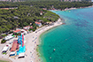 Drazica Strand, Wasserrutsche