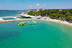 Luftaufnahme Bazan Ilirija & Drazica Strand