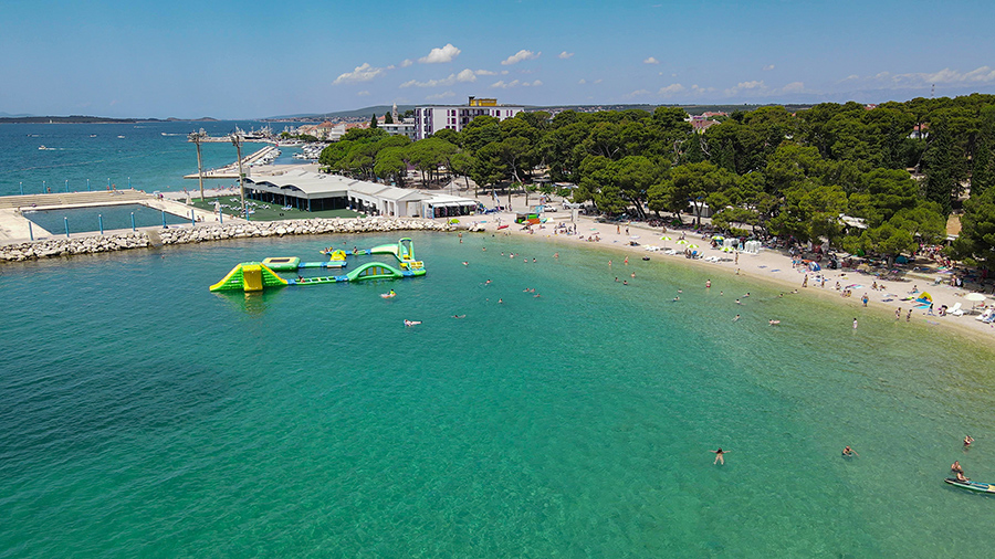 Strand Drazica, Biograd