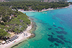 Luftaufnahme Soline Strand, Biograd