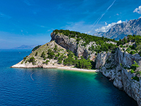 FKK-Strand Nugal bei Makarska