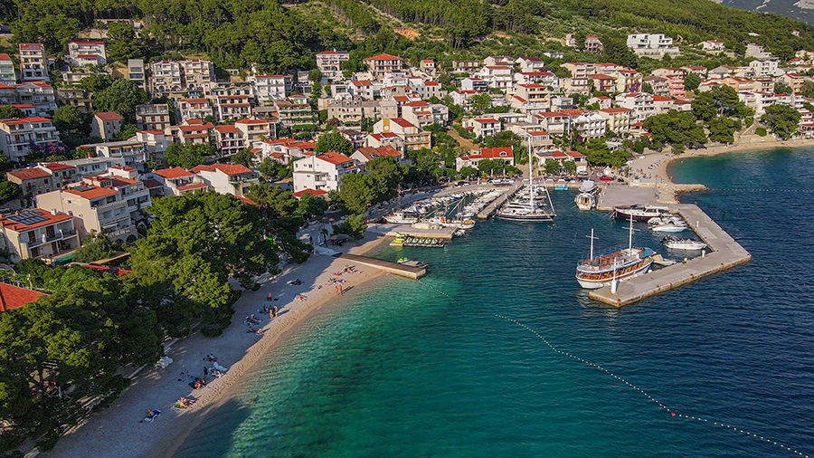 Strand Soline, Brela