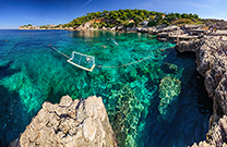 Wasserballfeld Strand Danče