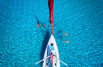 Türkisblaues Meer, Strand Sakarun