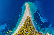 Luftaufnahme Zlatni Rat