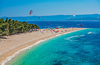 Kite Surfer am Zlatni Rat