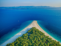 Strand Zlatni Rat in Bol