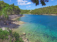 Strand Zastup in Splitska