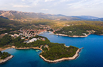 Panorama Strand Mina, Jelsa