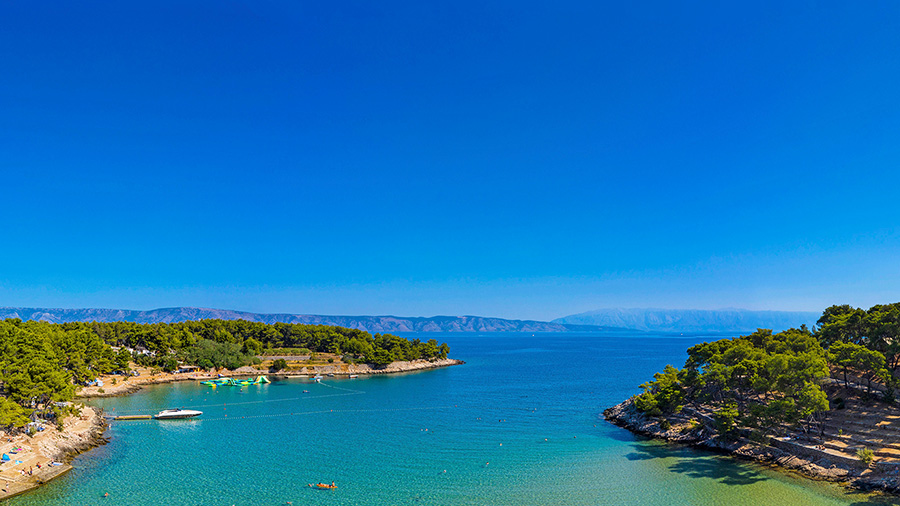 Sandstrand Mina in Jelsa