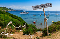 Weg, Sandstrand Sunj