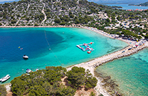 Podvrske - Weg auf die Halbinsel Skoljic