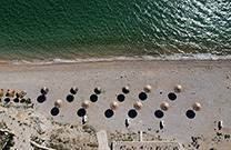 Luftaufnahme, Strand Cista