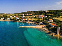 Strand Caska, Insel Pag