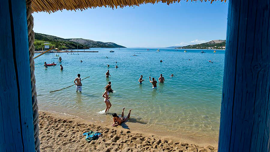 Sandstrand Planjka Trinkel - Insel Pag