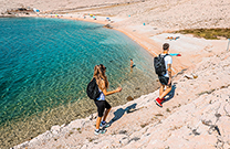 Wandern Rucica Strand