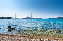 Boote, Bucht Zmorasnja Luka, Muline