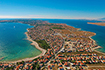 Luftaufnahme, Küste Insel Vir