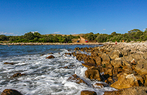 Badebucht Meka, Insel Vir