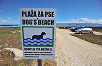 Privlaka, Hundestrand