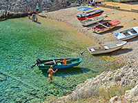 Strand Duboka draga in Vrsi