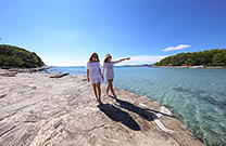 Badeplateau Strand Buzakovina