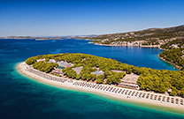 1000 m langer Feinkieselstrand Raduca