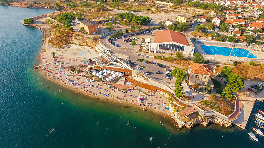 Strand Banj, Sibenik