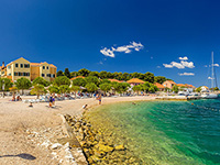 Strand Spangiola, Insel Krapanj