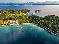 Strände Insel Mljet, Saplunara