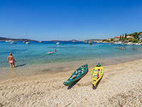 Strand Trstevica auf der Insel Prvic