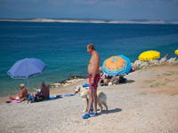 Hundestrand Punta Sila in Silo