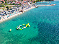 Luftaufnahme Strand Sjever, Fazana